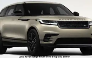 Land Rover Range Rover Velar 3.0d Belgravia (d300) January 2026
